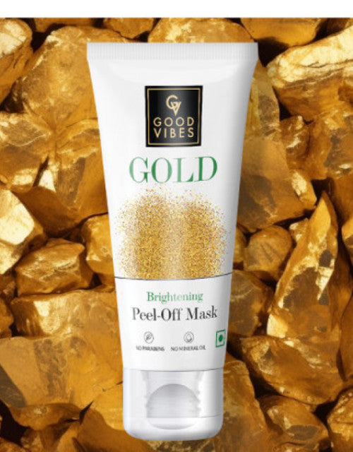 GOOD VIBES Gold Brightening Peel Off Mask 50g